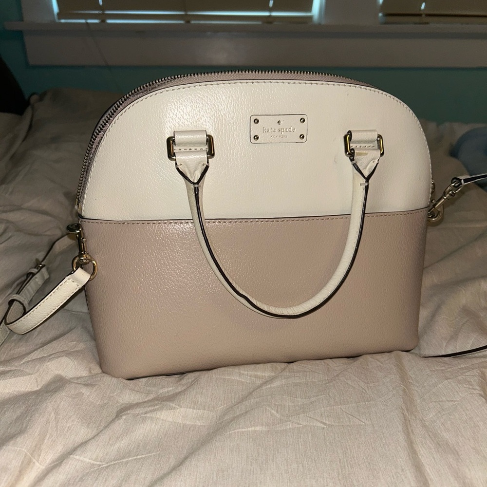 Kate Spade White and Pink Purse